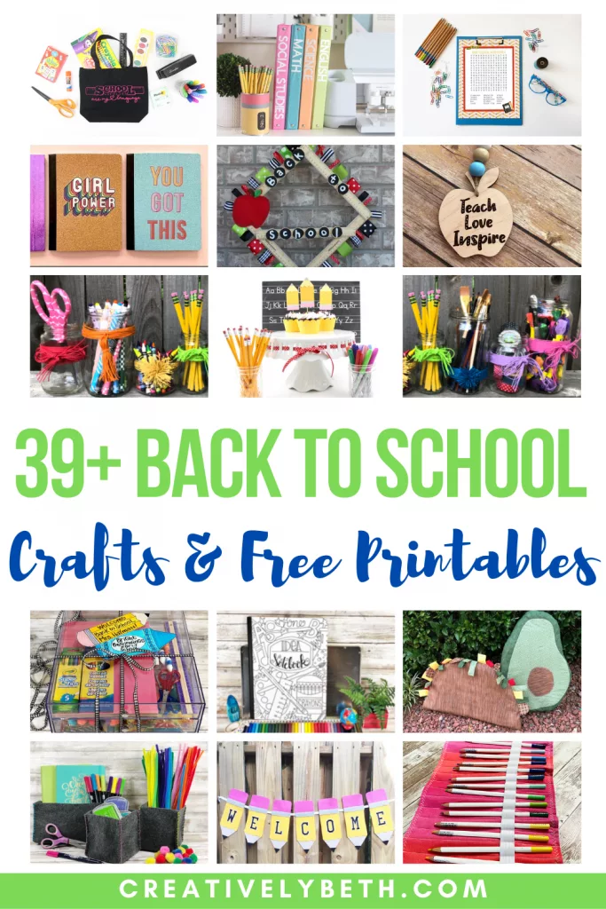 70+ BEST Back-to-School Crafts and Free Printables