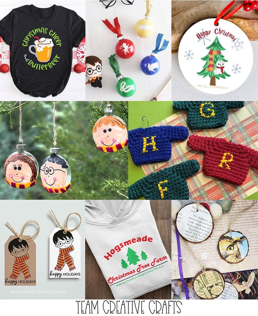 Harry Potter Patronus Ornaments with Free Patterns