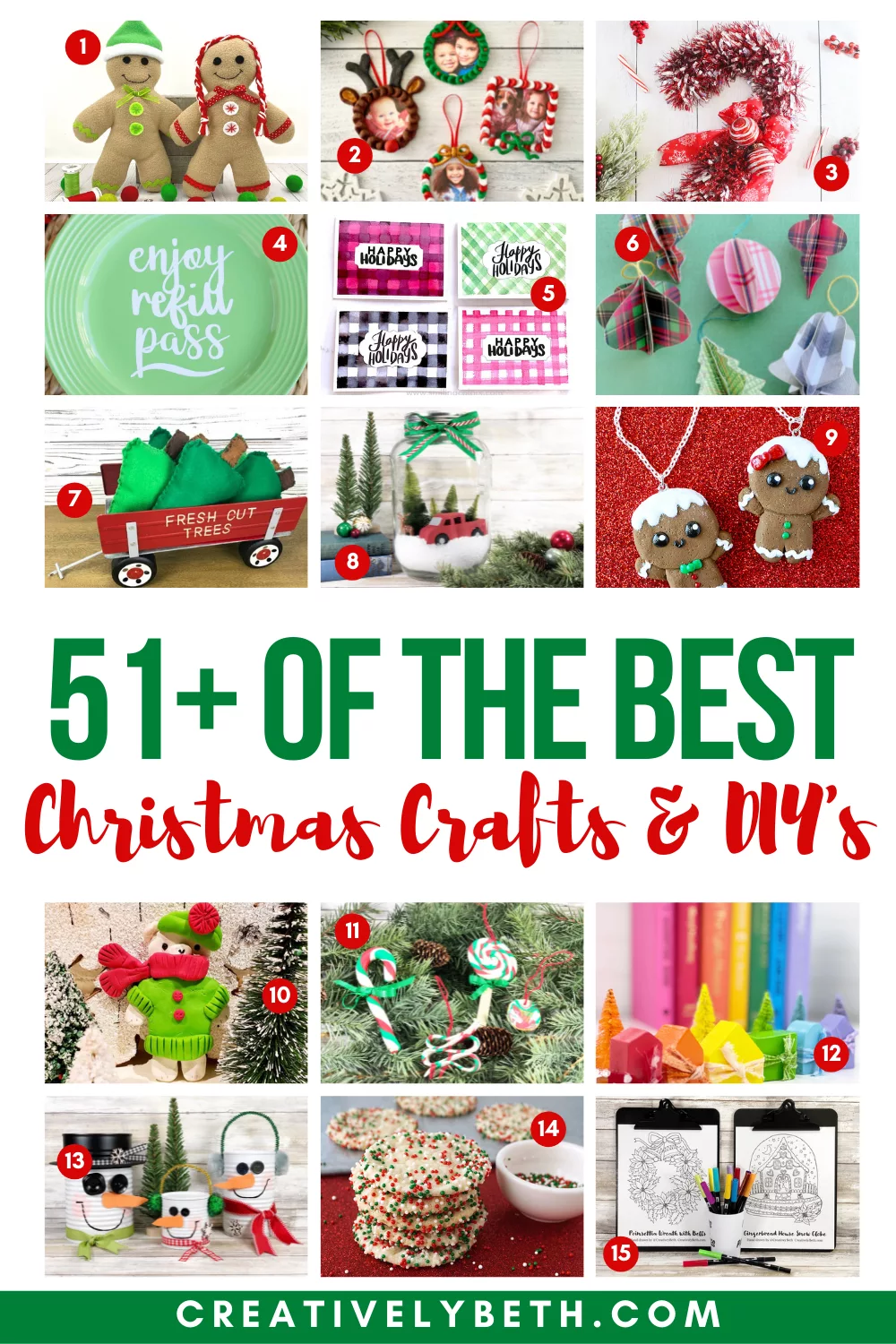 51+ of the BEST Christmas Crafts and Home Decor