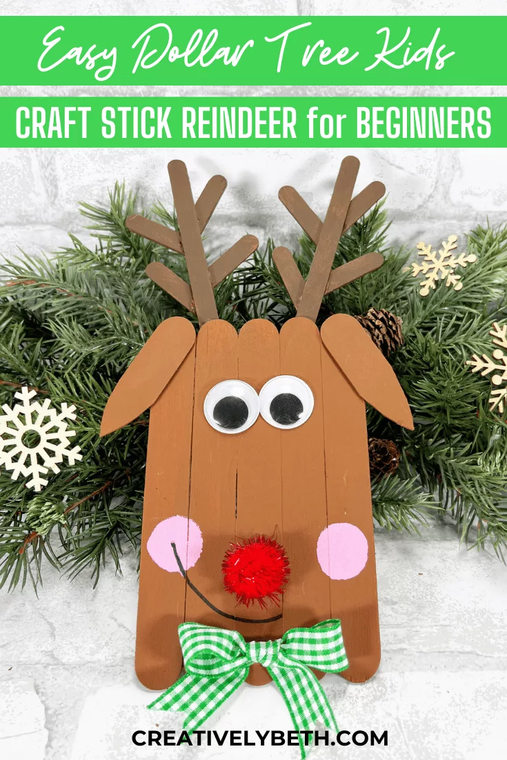 Dollar Tree Christmas Craft Stick Elf