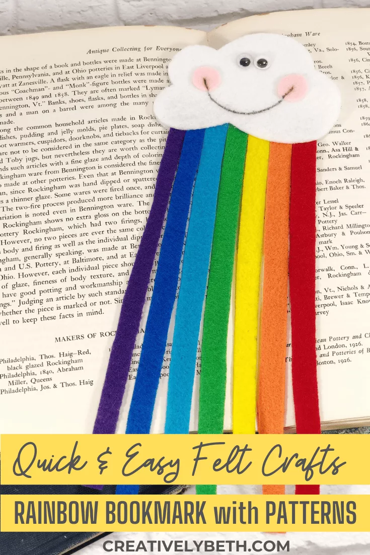 Easy Felt Rainbow Bookmark