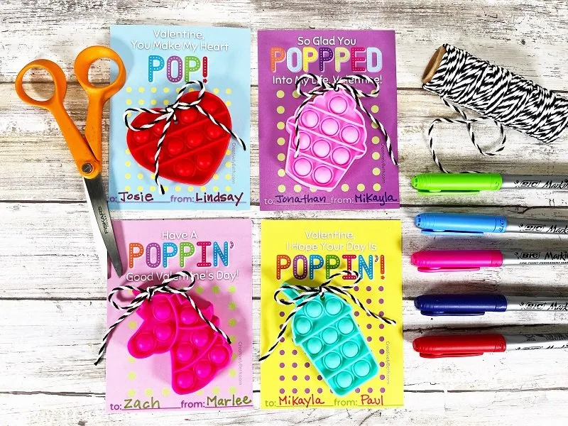 Free Printable Pop It Valentine - Free Printable Pop It Valentine Cards Final Horizontal Creatively Beth