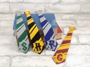 Hogwarts House Tie Bookmarks Harry Potter Crafts