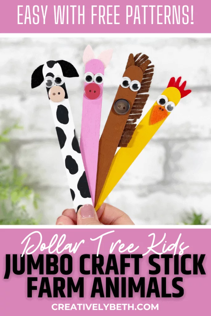 Craft Stick Farm Animals